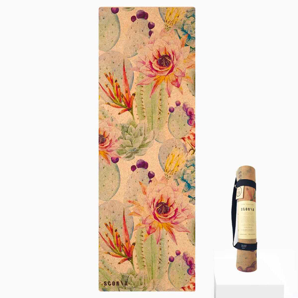 Botanicals Cork Yoga Mat | 4.5MM | Best Cork Yoga Mats 