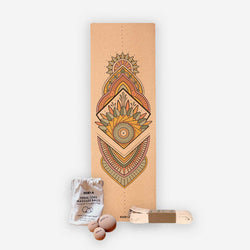 Bold Yogi Pack: Mandala Cork Mat + Massage Balls + Stretch Strap