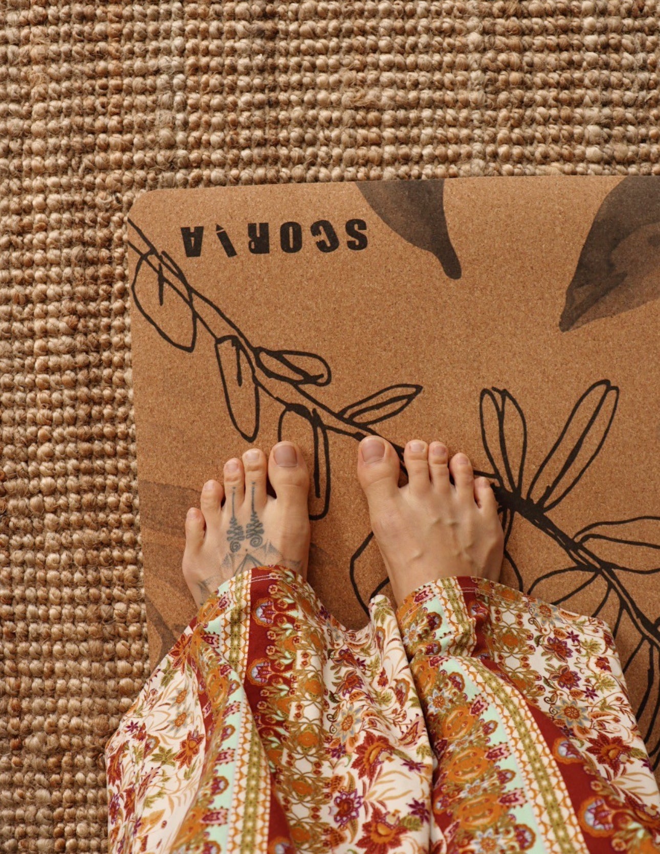 Blossom Cork Yoga Mat | 4.5MM