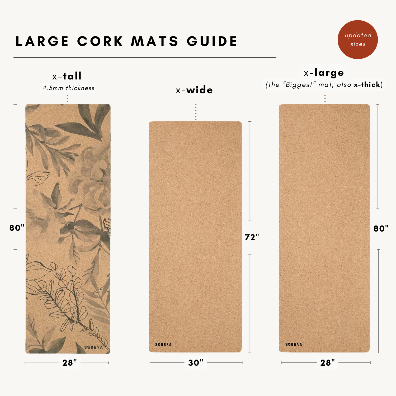 BIGGEST Essential Cork Yoga Mat | 6MM