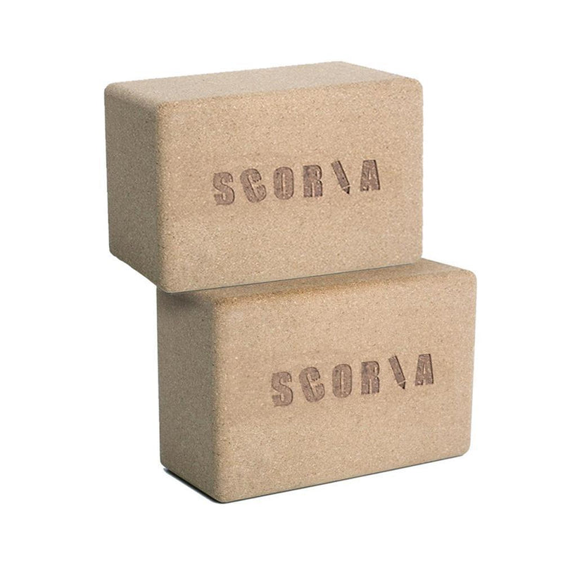 Yoga Stretch Pack - Yoga Block and Strap (2 Pieces) by Skelcore at