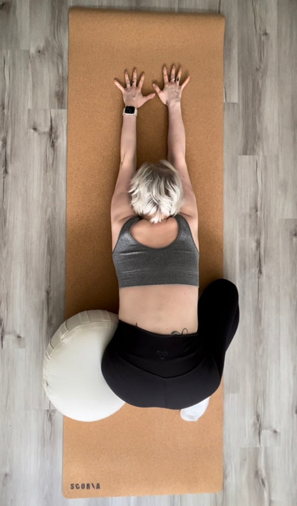 The Essential Cork Yoga Pack: Mat (Choose Size) + 2 Blocks + Stretch S–  Scoria World