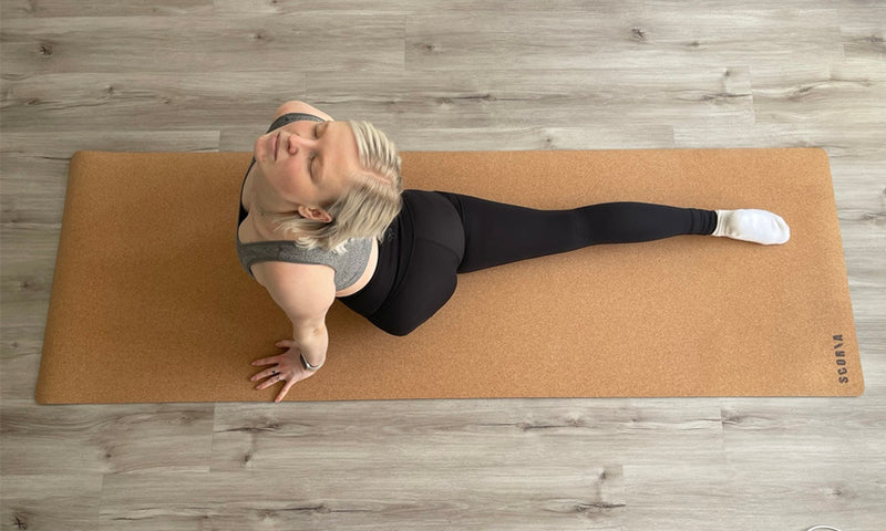 Revolve Cork Yoga Mat by Scoria, Natural Cork Yoga Mats